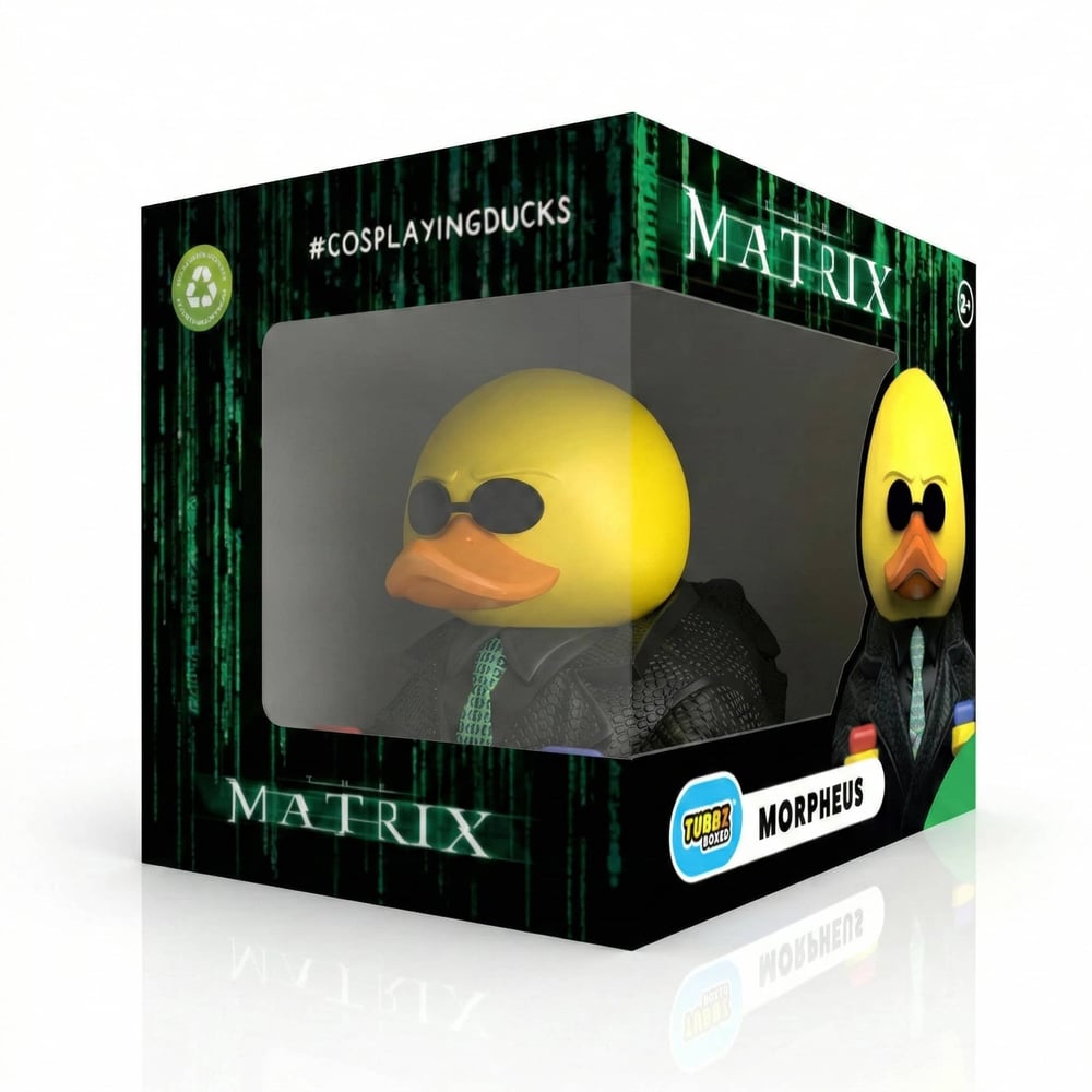 Matrix Morpheus Lisanslı Cosplay Ördek Tubbz Koleksiyon Figürü