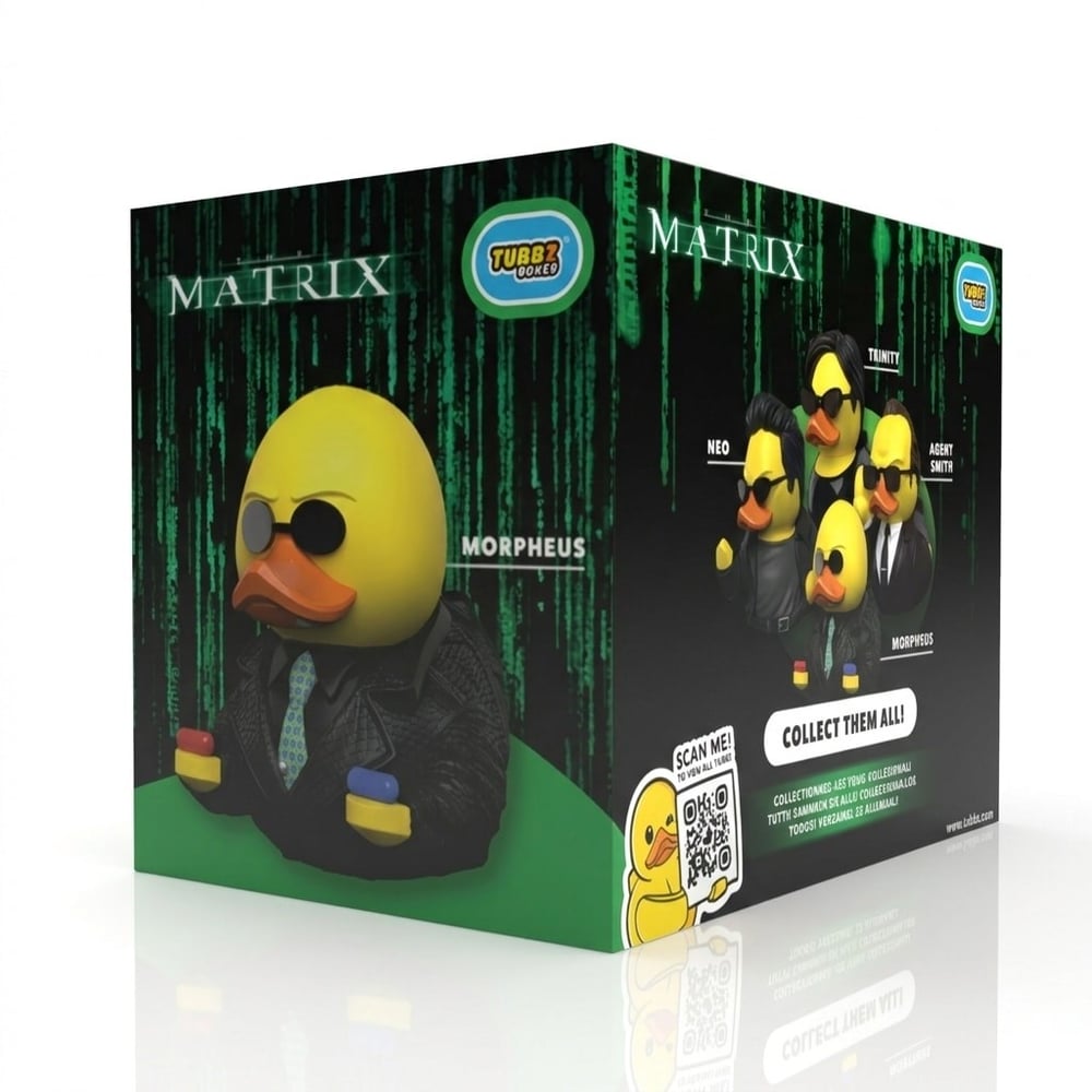Matrix Morpheus Lisanslı Cosplay Ördek Tubbz Koleksiyon Figürü