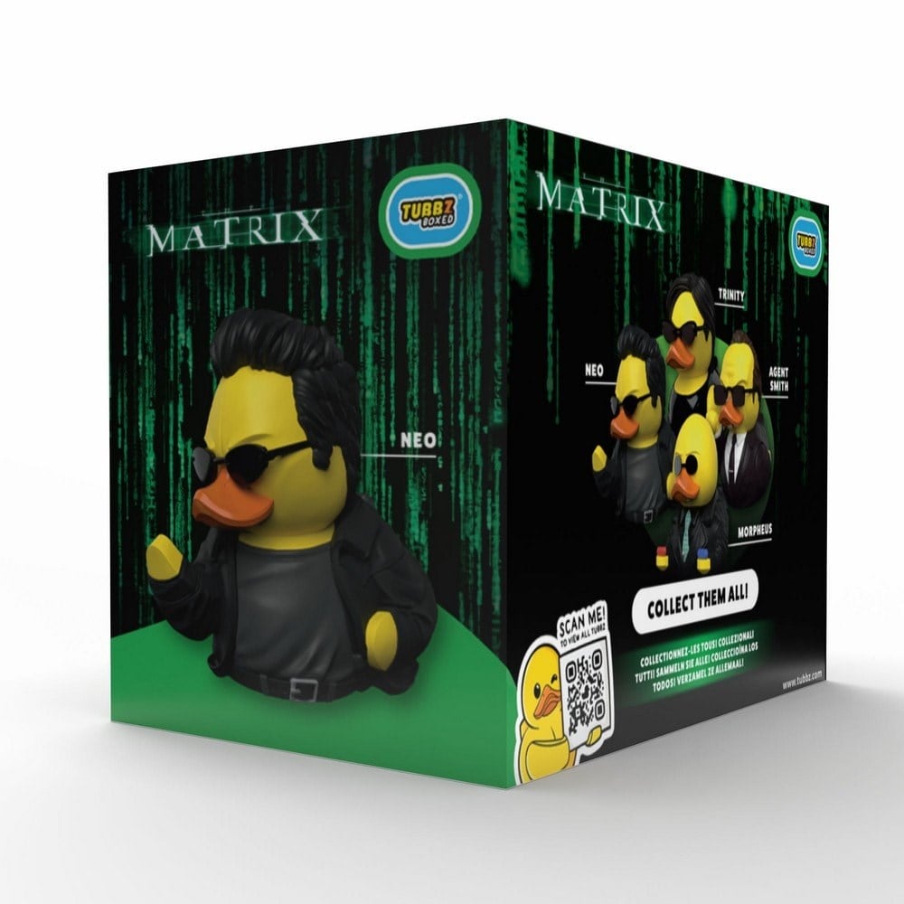 Matrix BOXED Neo Lisanslı Cosplay Ördek Koleksiyon Figürü Tubbz