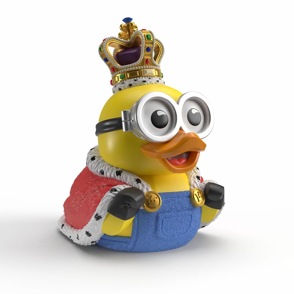 Minions King Bob Cosplay Ördek Figür - Lisanslı Collectible Tubbz