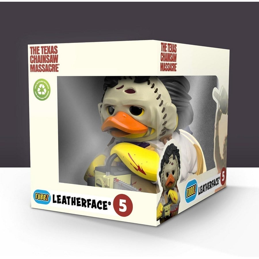 Texas Boxed Leatherface Lisanslı Cosplay Ördek Collectible Figür