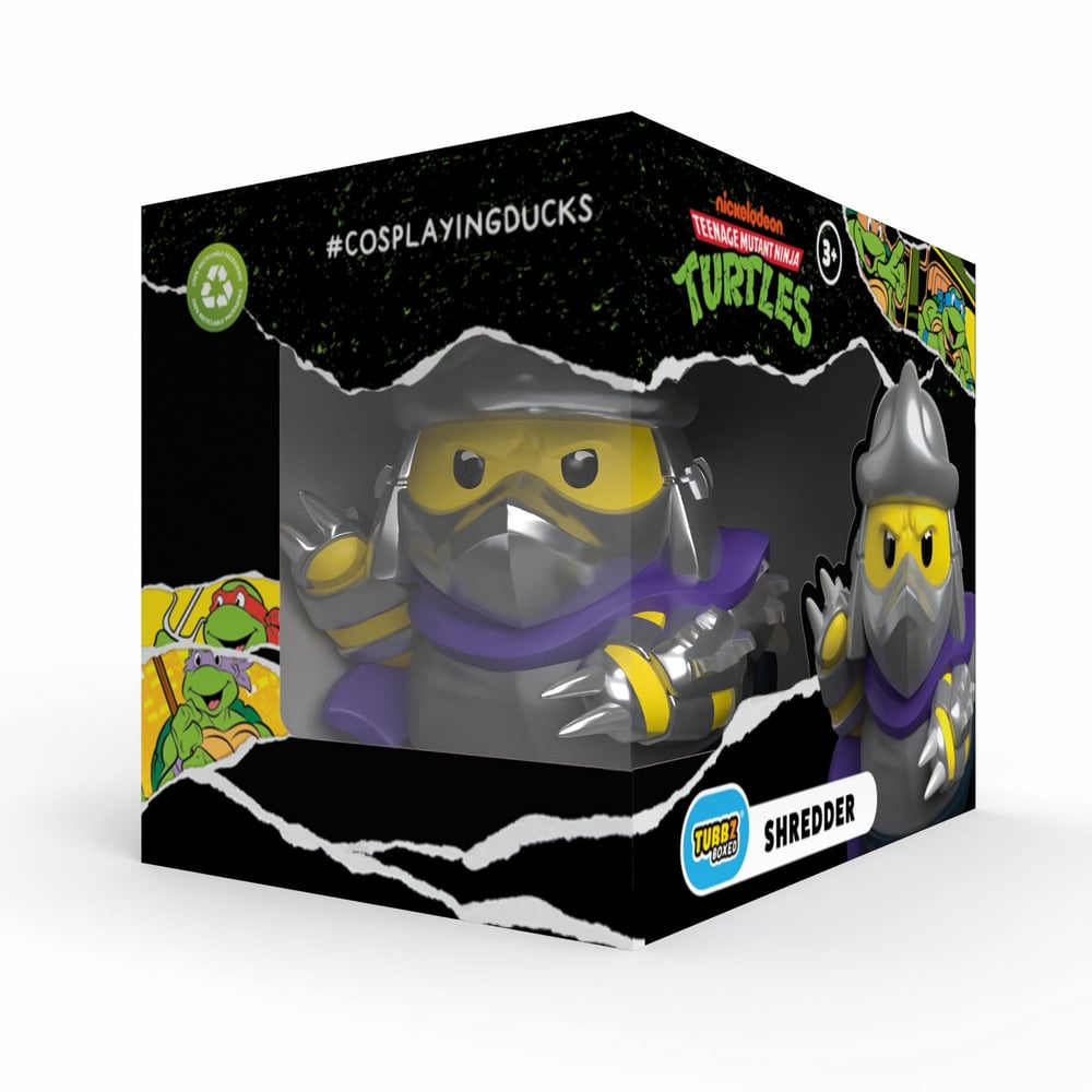 TMNT Shredder Boxed Lisanslı Cosplay Ördek Collectible Figür