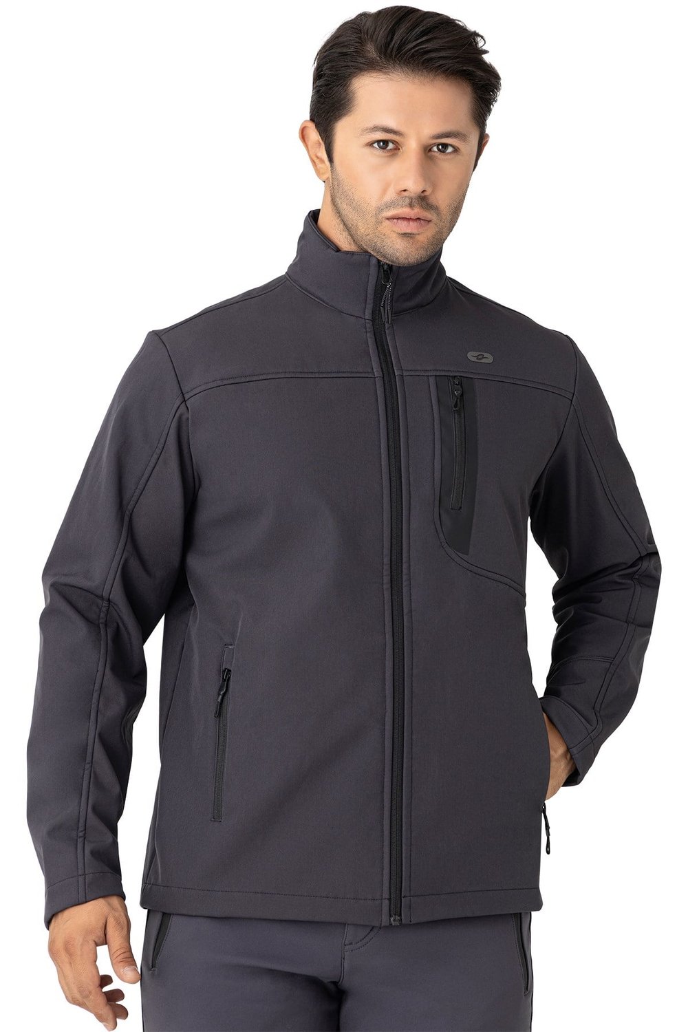 CROZWİSE ERKEK SOFTSHELL MONT ANTRASİT