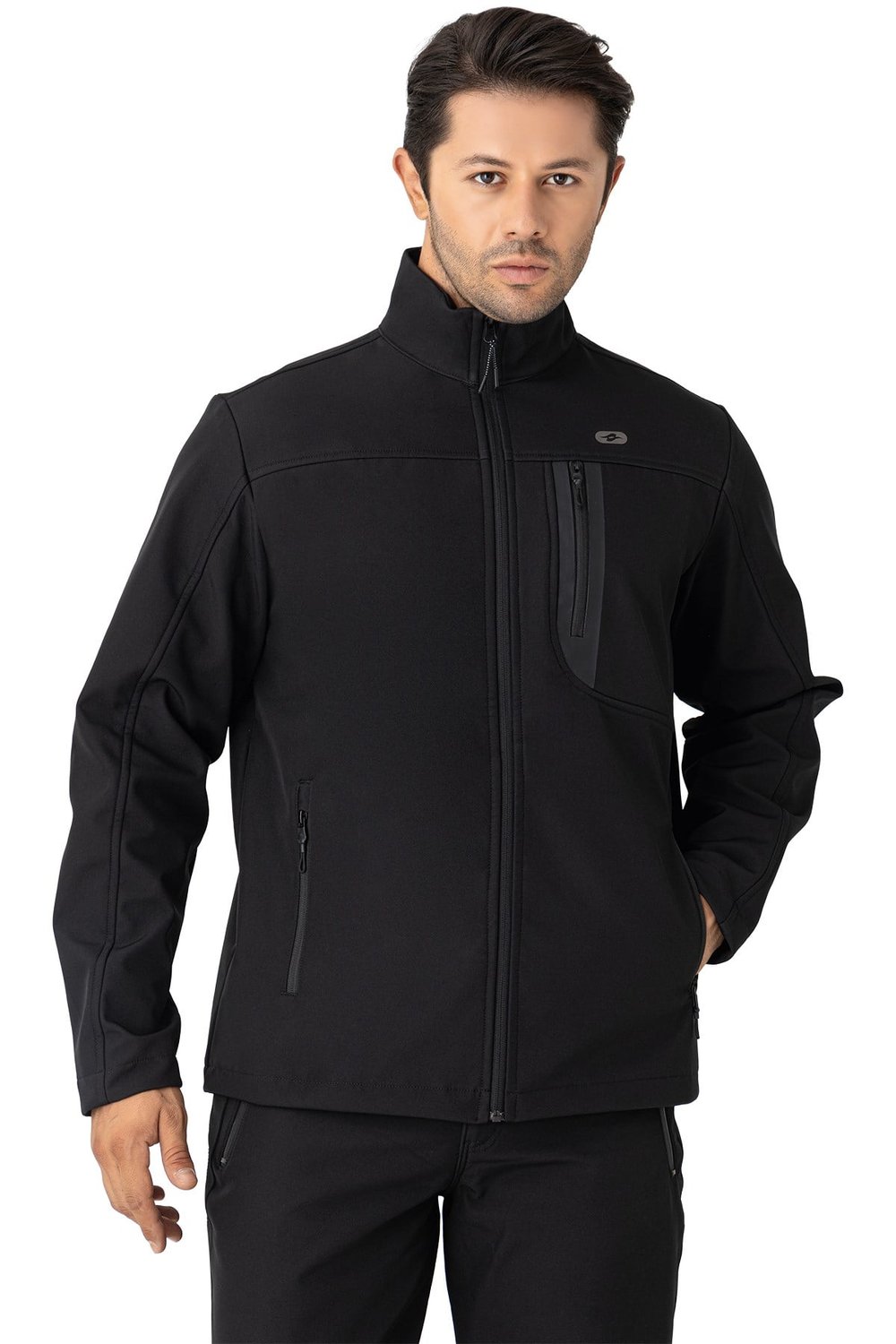 CROZWİSE ERKEK SOFTSHELL MONT SİYAH