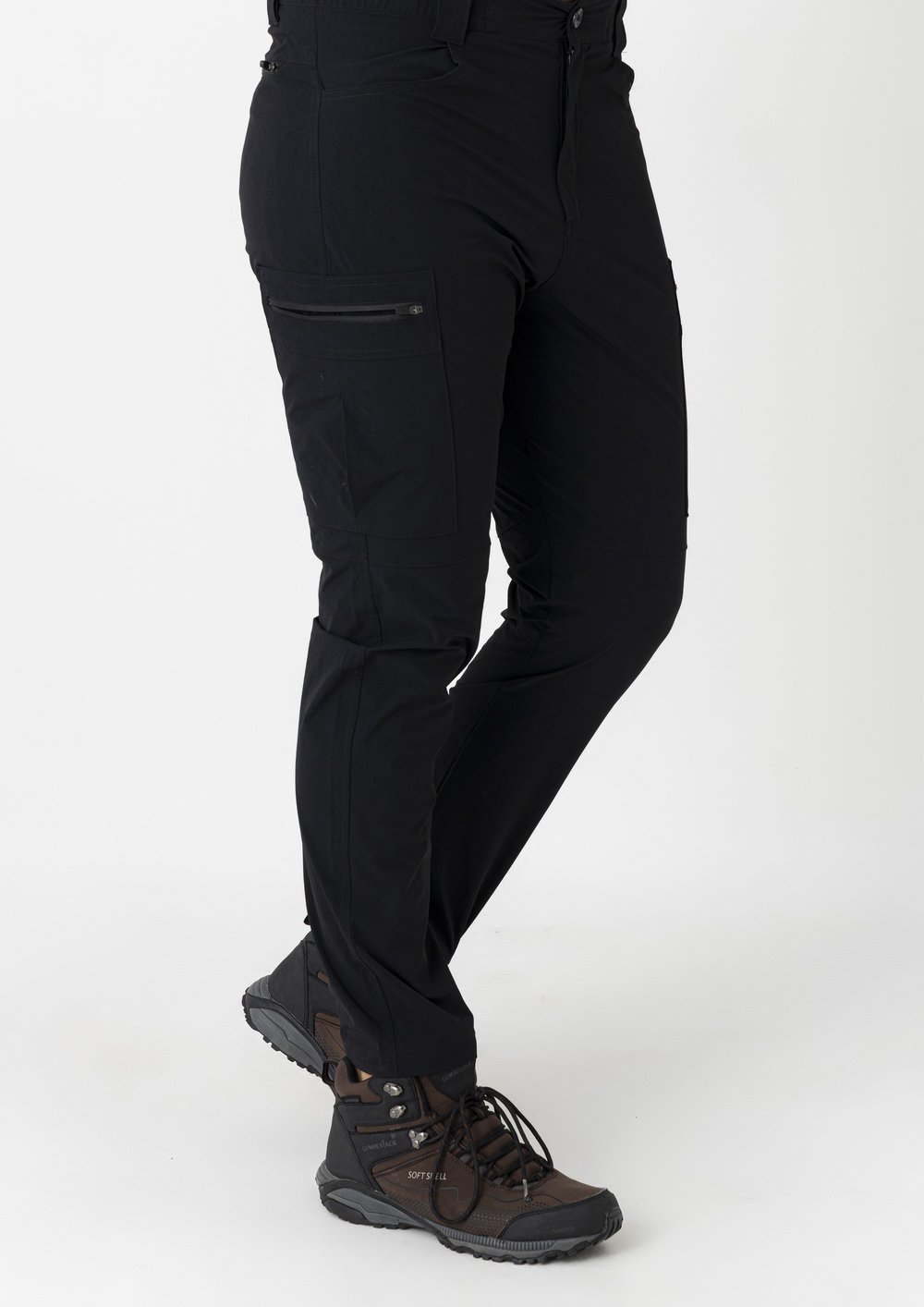 CROZWİSE OUTDOOR DAR PAÇA ERKEK PANTOLON SİYAH