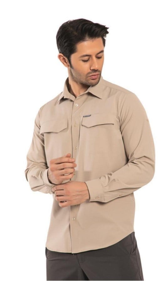 CROZWİSE OUTDOOR RİBSTOP GÖMLEK BEJ