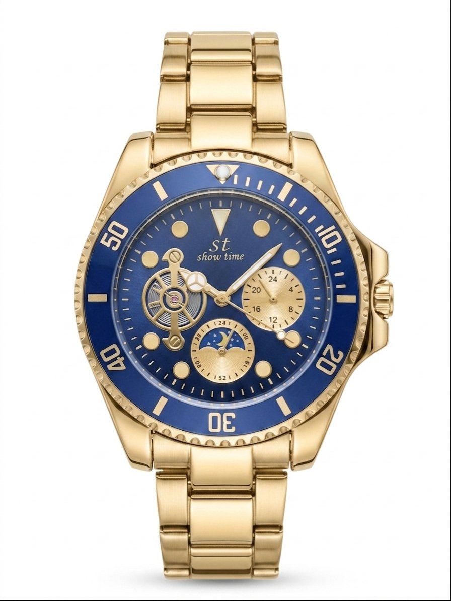 SHOWTİME TÜRBÜLONLU Submarin Gold Mavi ST503