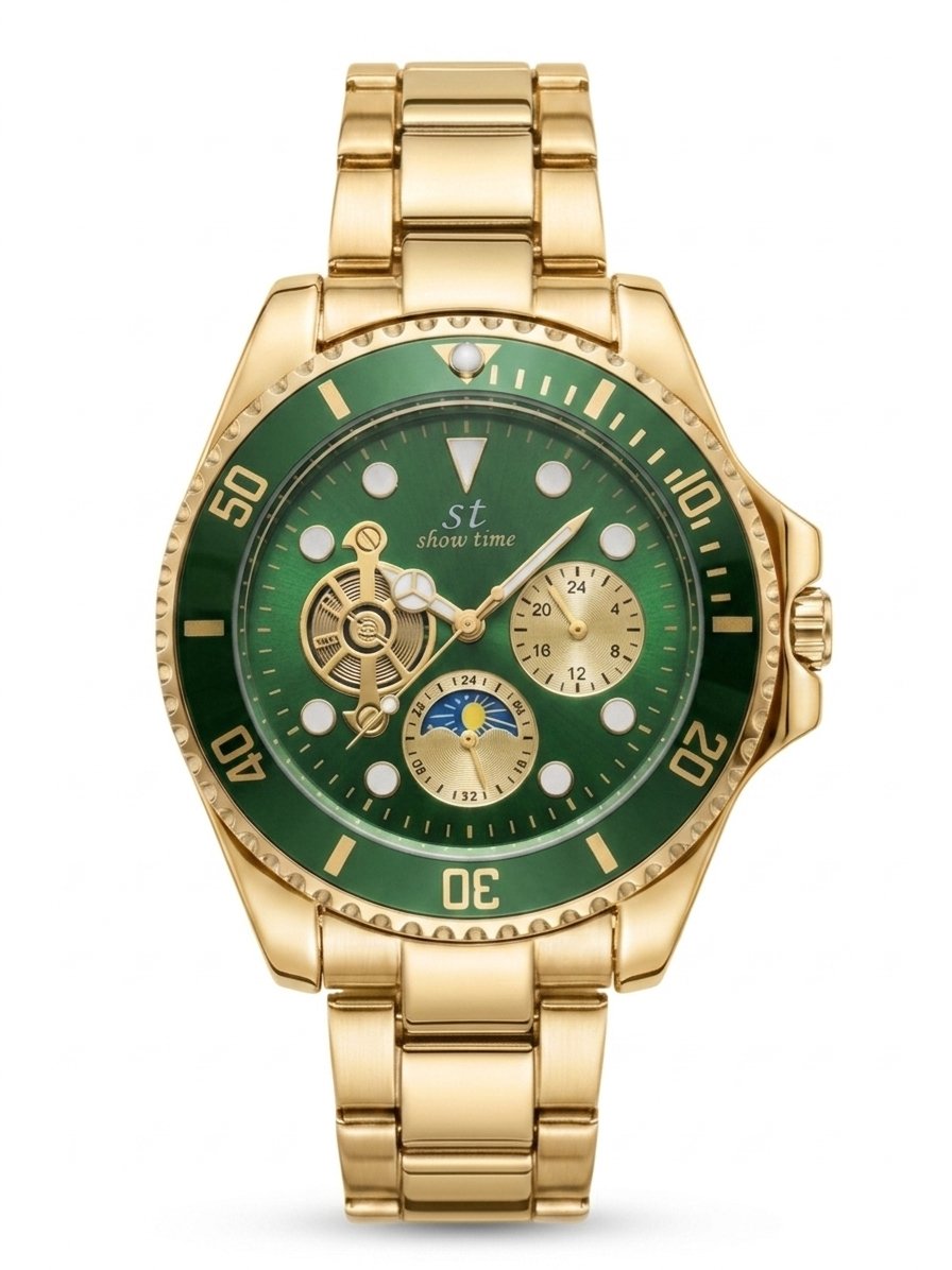 SHOWTİME TÜRBÜLONLU Submarin Gold yeşil ST502