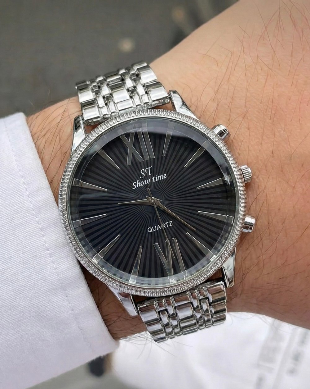 SPOR METAL | GÜMÜŞ-SİYAH ST156