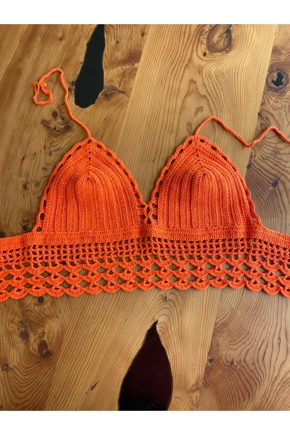Sırt Çapraz Bağcıklı V Yaka,Boyundan Bağlamalı, Crop Bluz