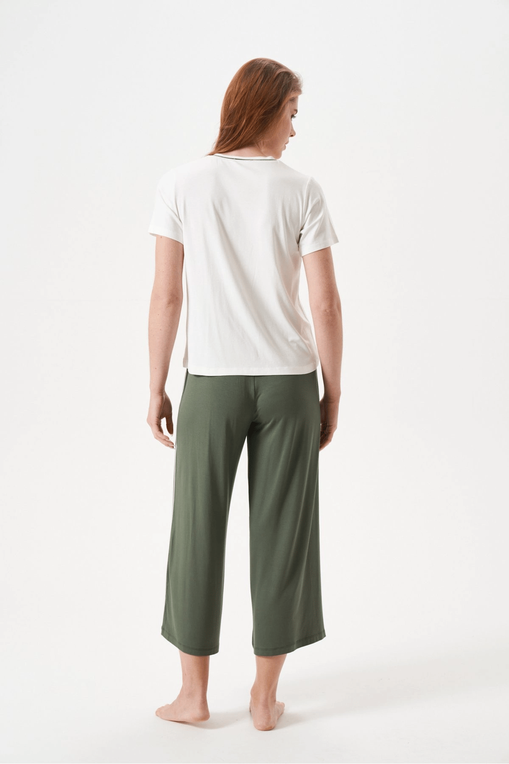 PJS 29022 Kadın Düğmeli Pijama Takım