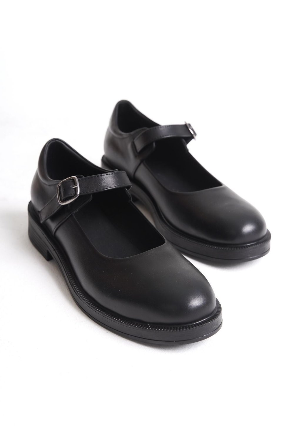 Ernila Shoes Hakiki Deri Kadın Baretli Loafer Ayakkabı