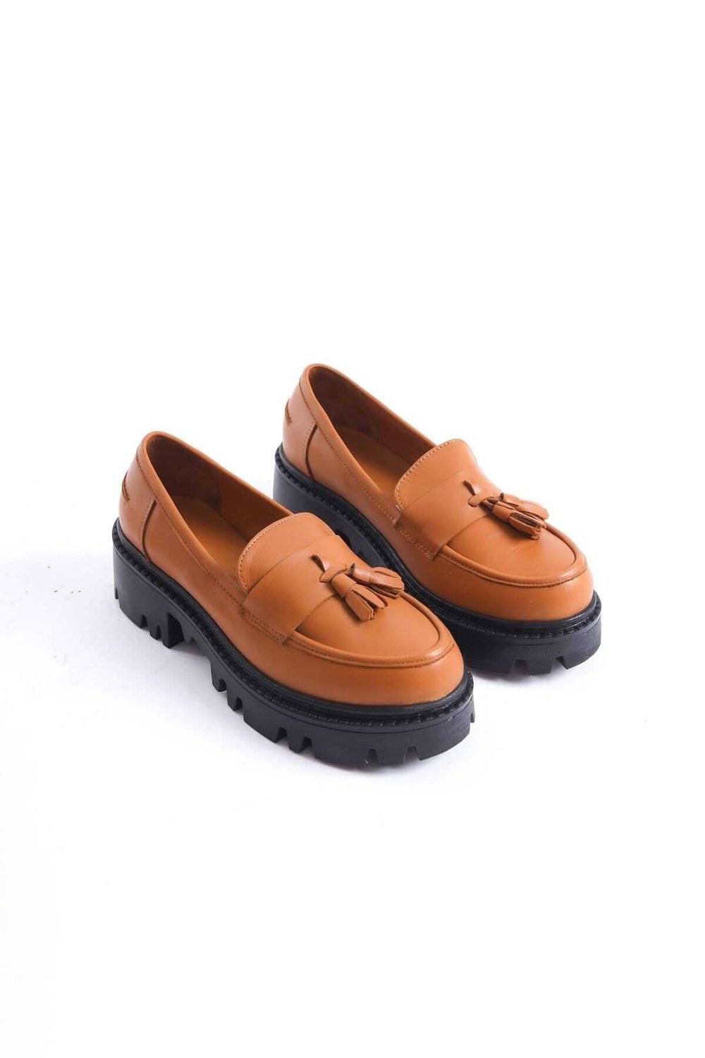 SHOES HAKİKİ DERİ PÜSKÜLLÜ LOAFER AYAKKABI