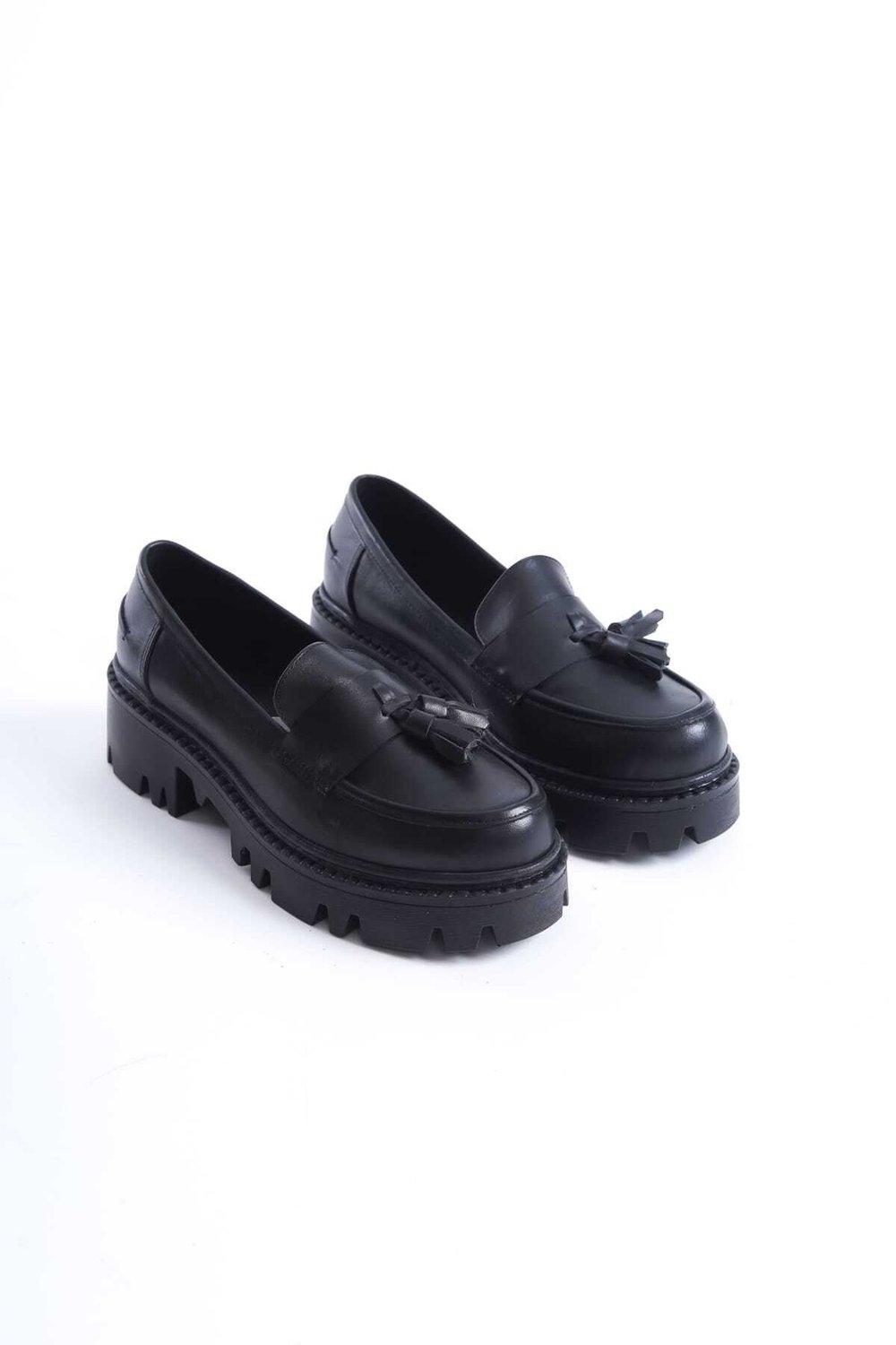 SHOES HAKİKİ DERİ PÜSKÜLLÜ LOAFER AYAKKABI