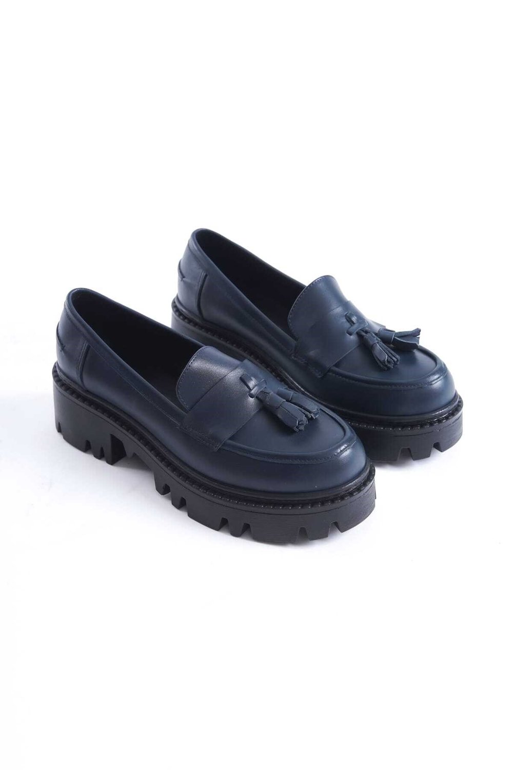 SHOES HAKİKİ DERİ PÜSKÜLLÜ LOAFER AYAKKABI