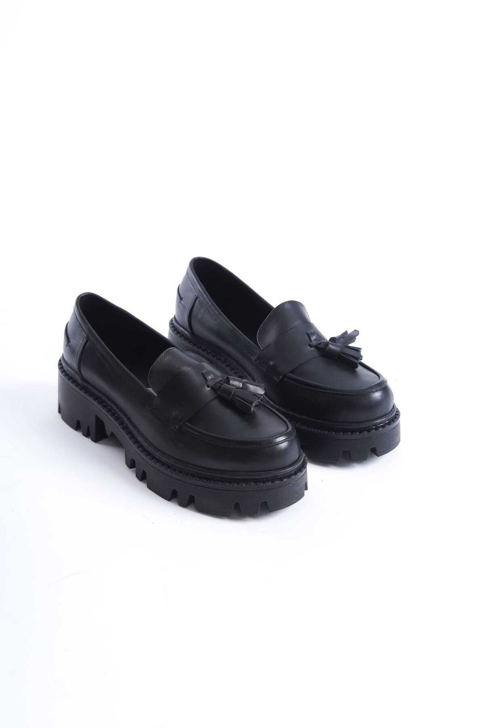 SHOES HAKİKİ DERİ PÜSKÜLLÜ LOAFER AYAKKABI
