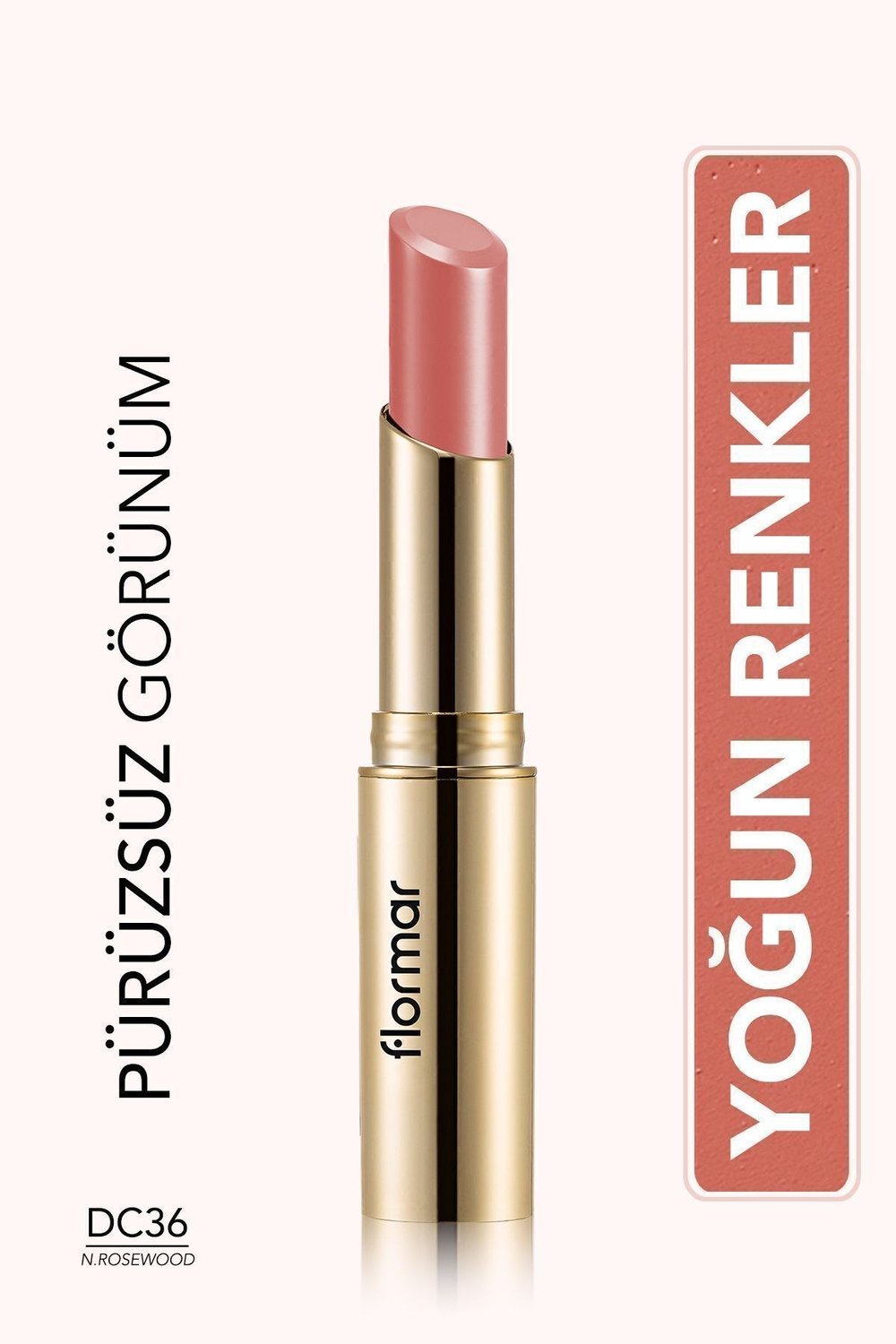 Ruj - Deluxe Cashmere Lipstick No: 36