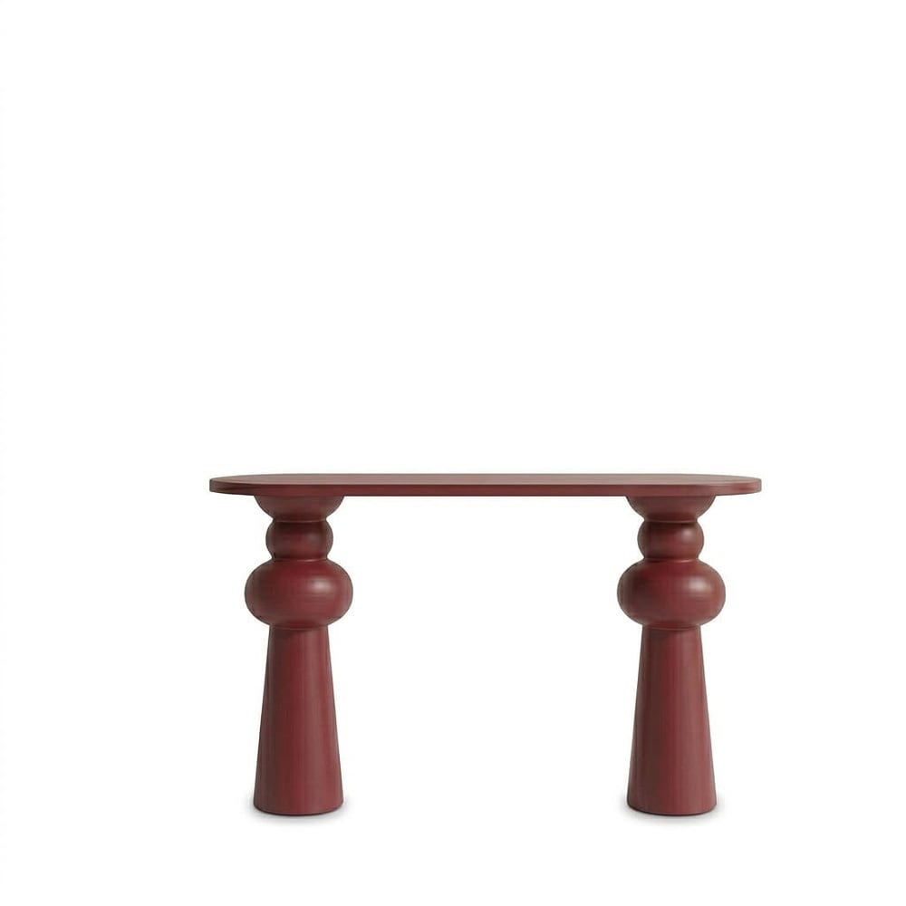 Valoura Bordo Ahşap Dresuar– Deco102