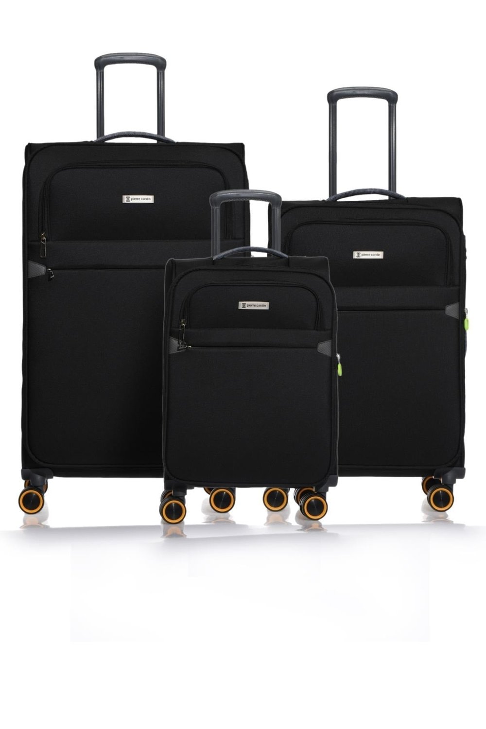 04pc6000-set Siyah Unisex 3 Lü Set Bavul
