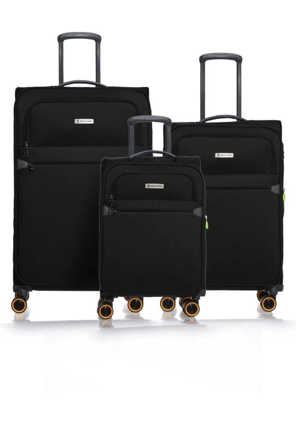 6000-set Siyah Unisex 3 Lü Valiz Seti