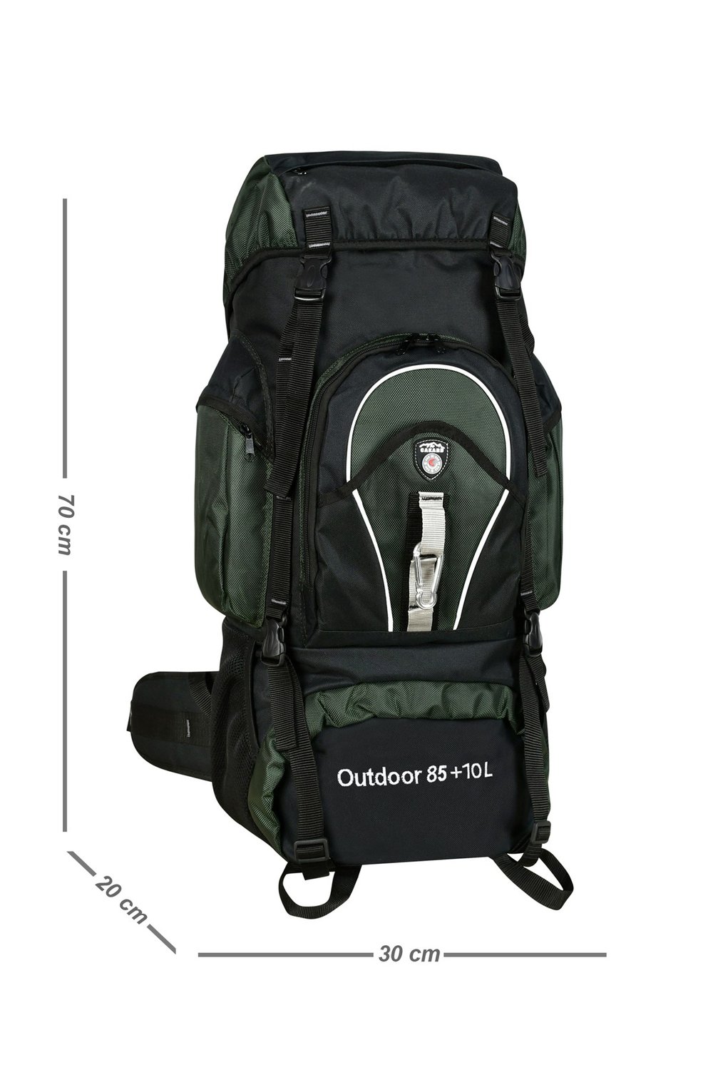 DAĞCI SIRT ÇANTASI OUTDOOR 85+10LT