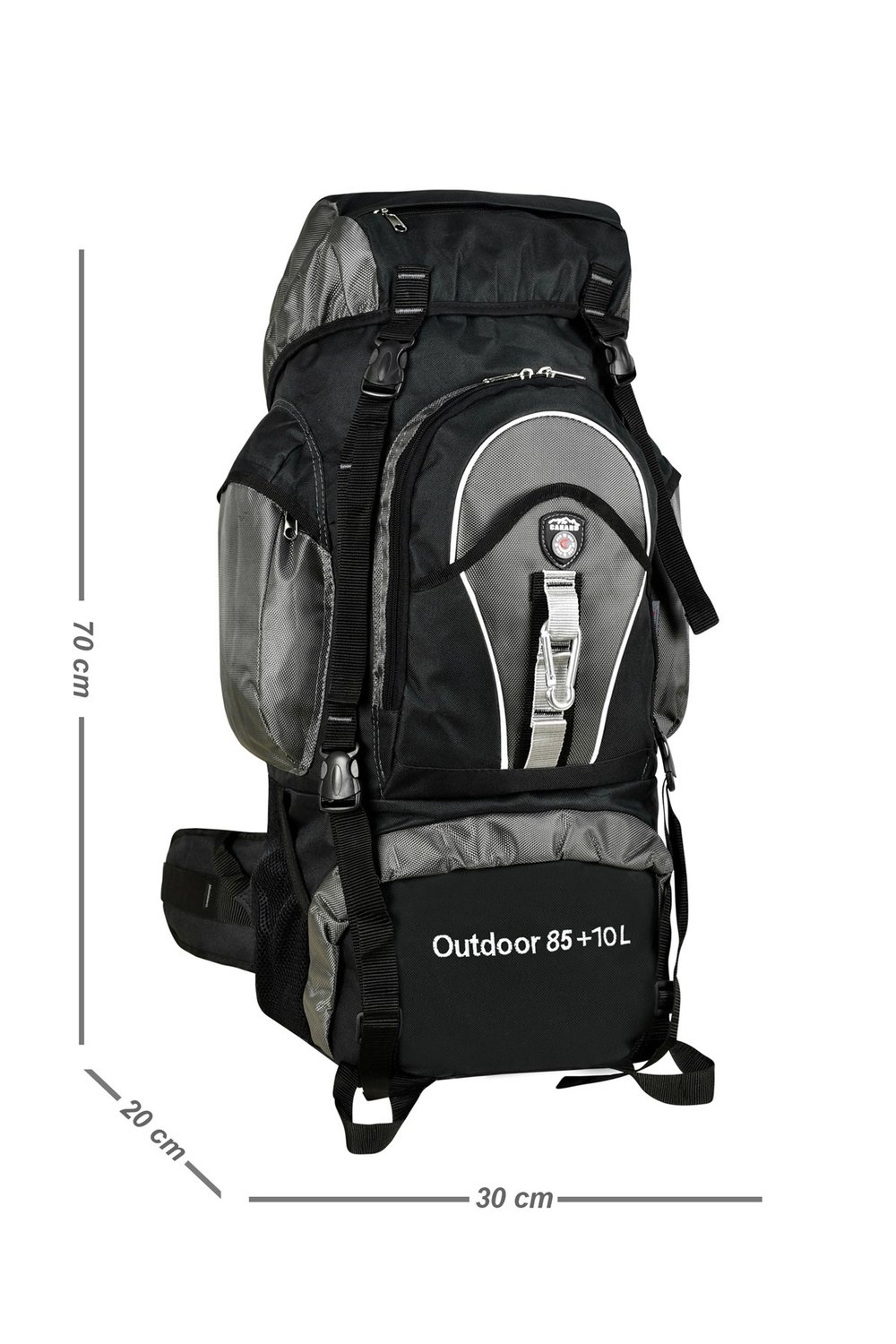 DAĞCI SIRT ÇANTASI OUTDOOR 85+10LT