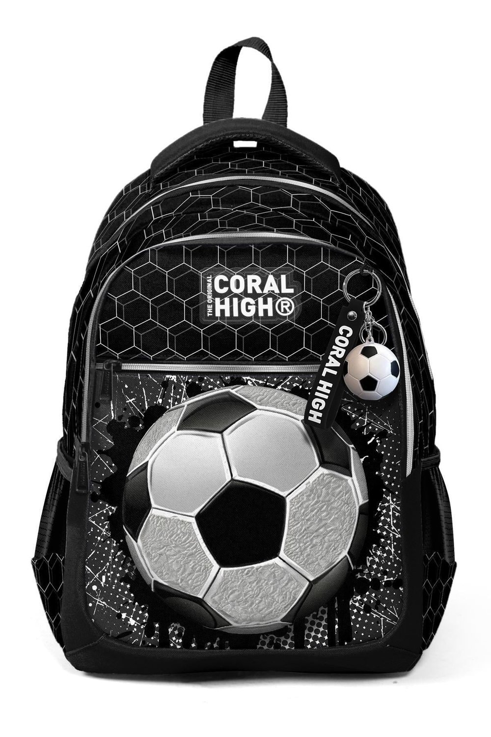 Kids Futbol Desenli Üç Bölmeli Okul Sırt Çantası 23653