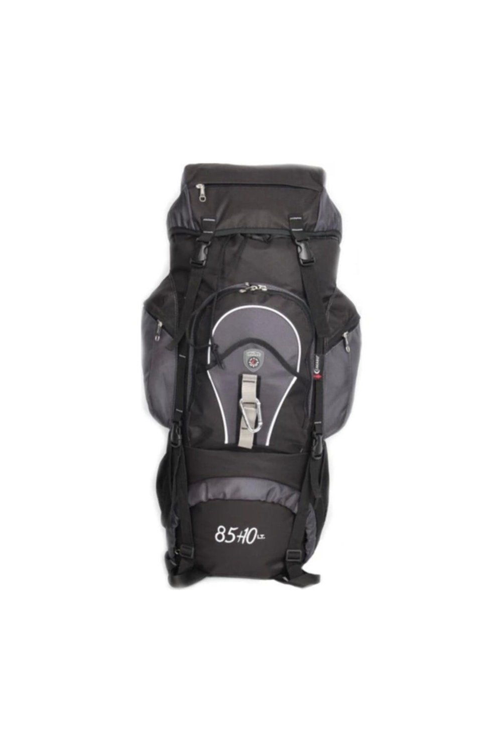 Unisex Dağcı Sırt Çantası 85+10 Litre - Gri