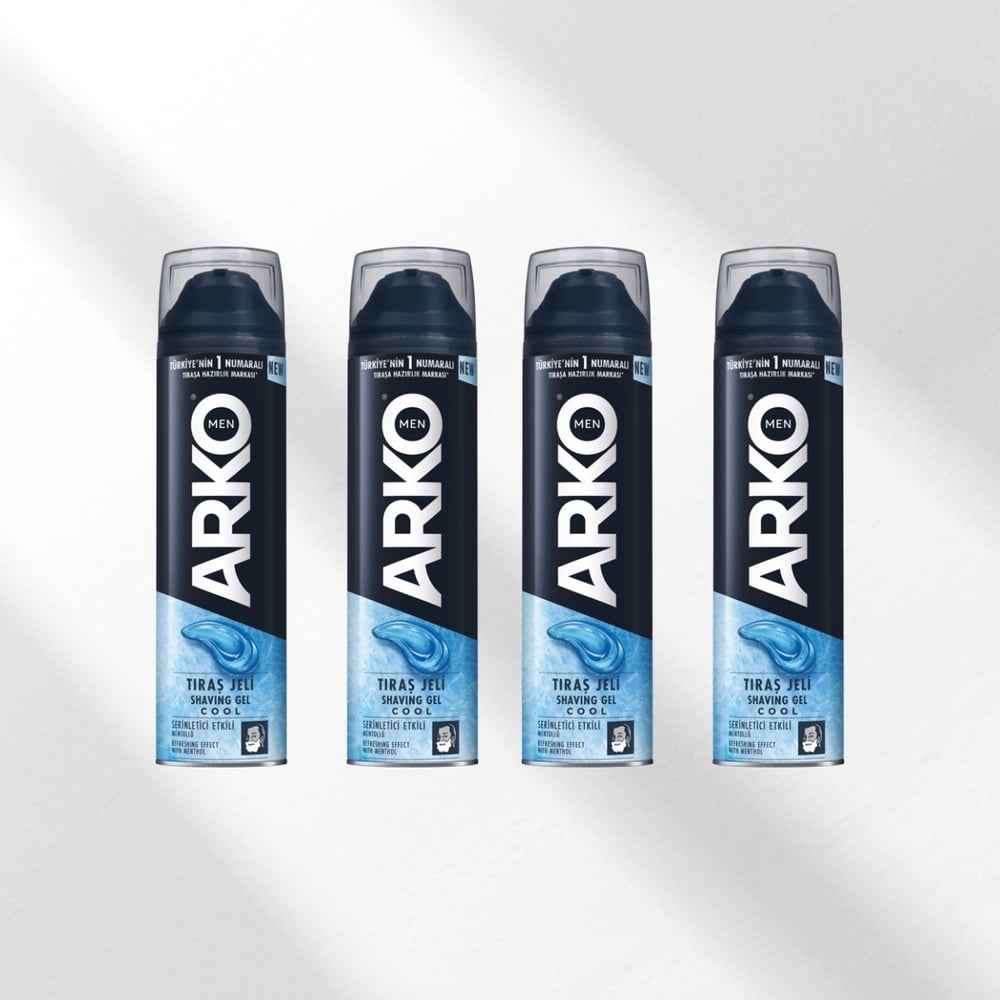 Arko Men Cool Tıraş Jeli 4x200 ml