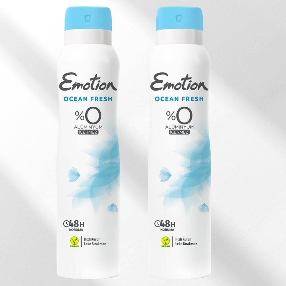 Emotion Ocean Fresh Kadın Deodorant 2x150 ml