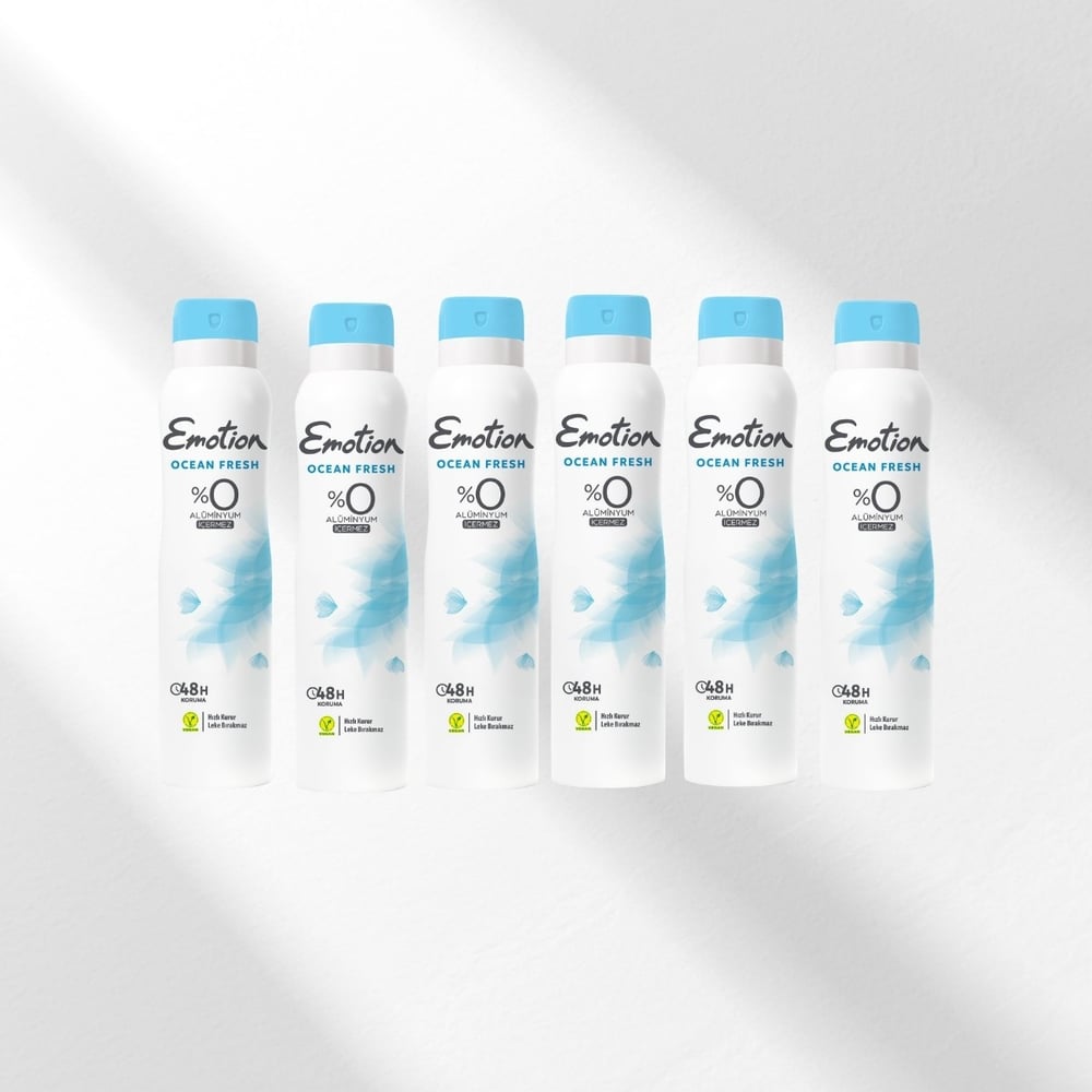 Emotion Ocean Fresh Kadın Deodorant 6x150 ml
