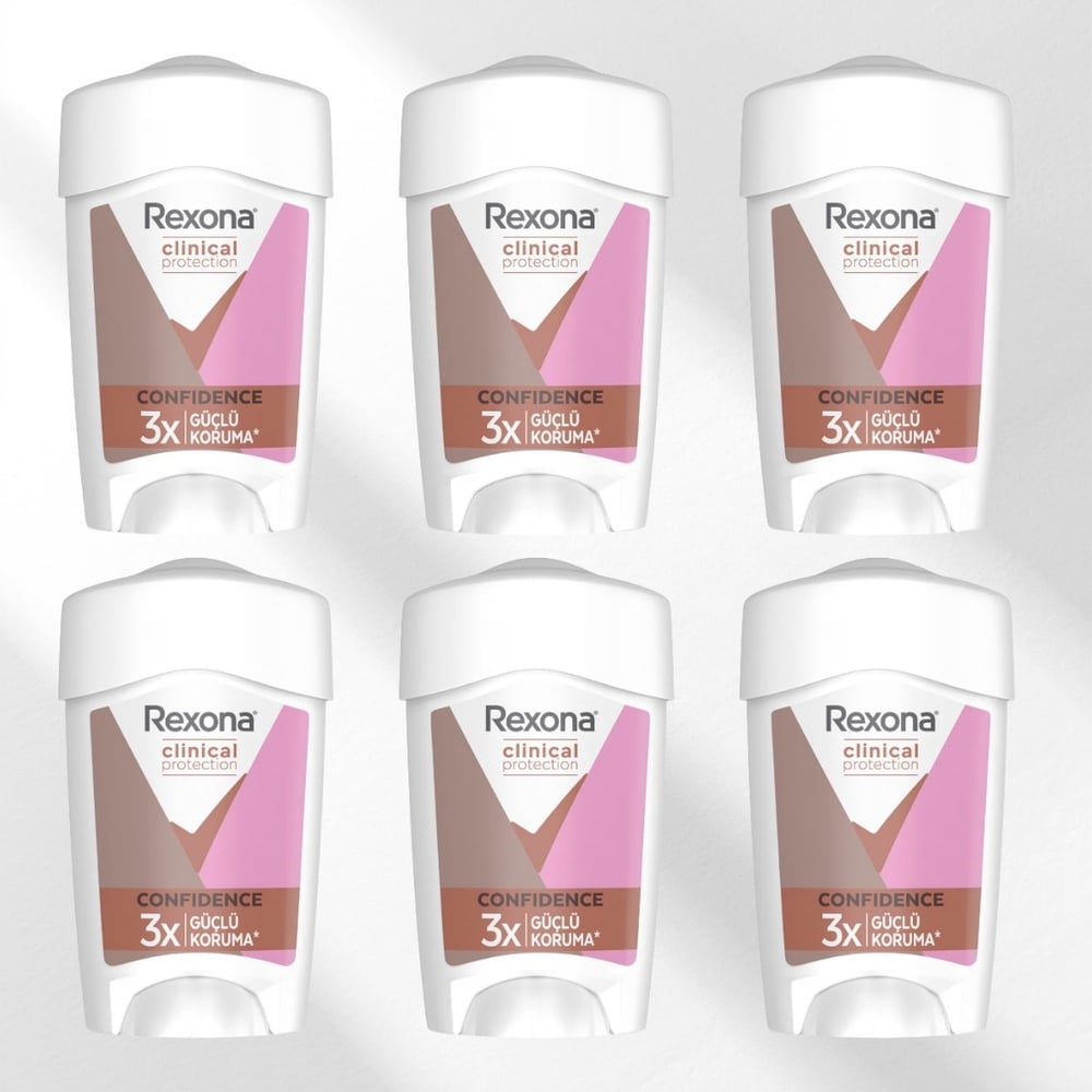 Rexona Clinical Protection Confıdence 6x45 ml Kadın Stick