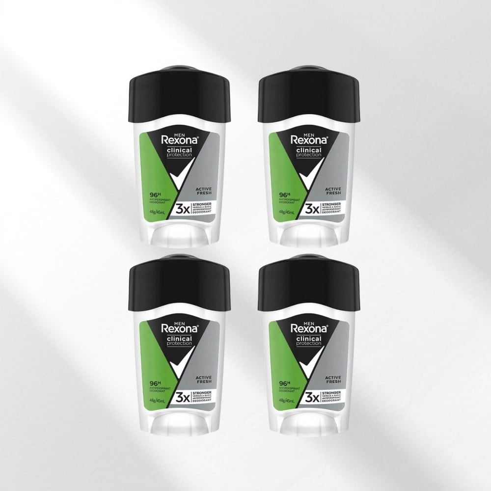 Rexona Men Clinical Protection Active Fresh 4x45 ml Erkek Stick
