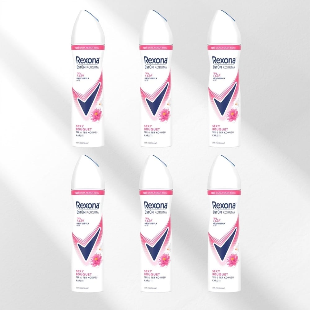 Rexona Sexy Bouquet Antiperspirant Kadın Sprey Deodorant 6x150 ml