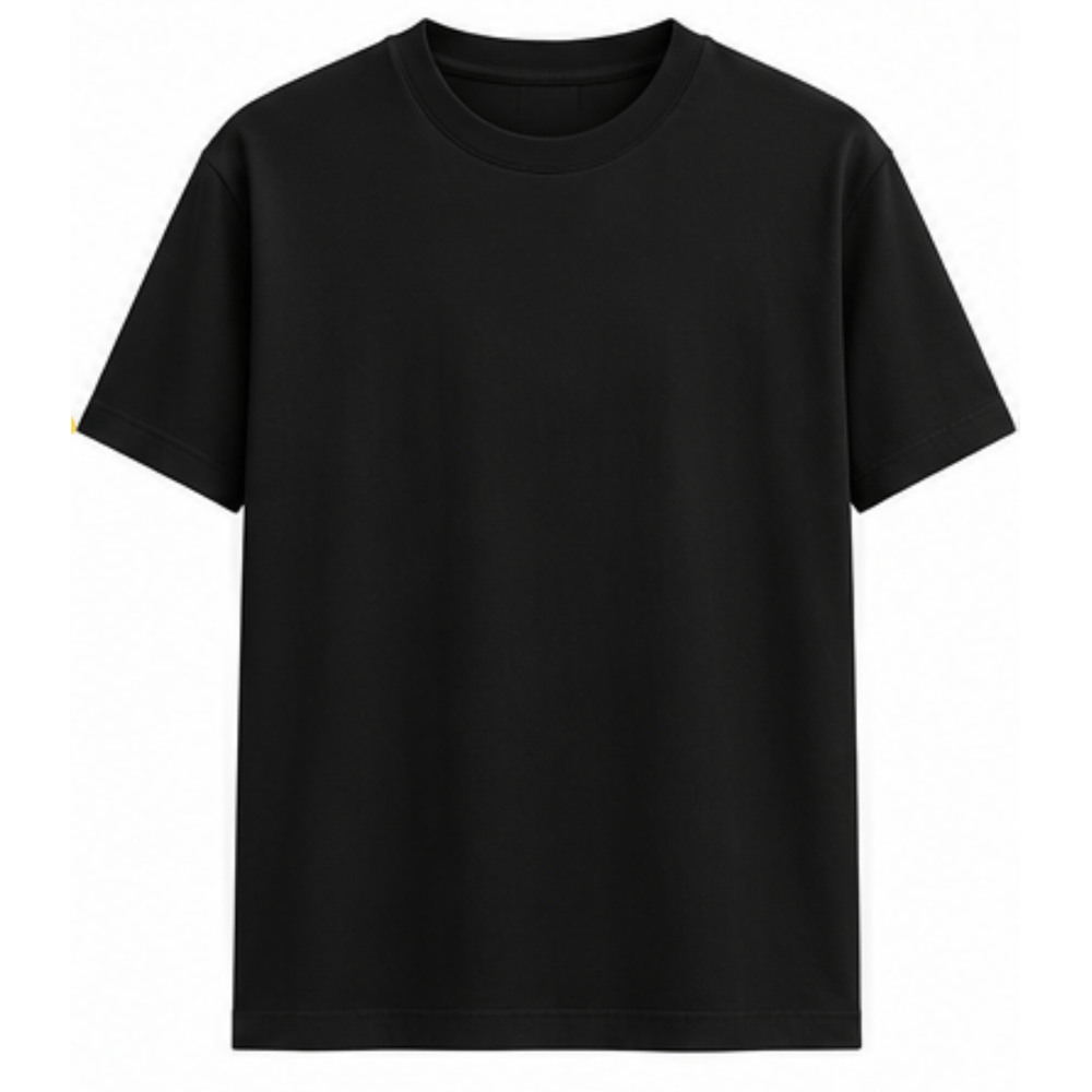 Sia Mio Oversize Pamuklu Basic Tişört Siyah Erk