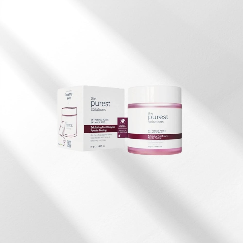 The Purest Solutions Fruit Enzyme Powder Exfoliator & Peeling - Toz Peeling (%0.6 Azelaic Acid & Malic Acid)