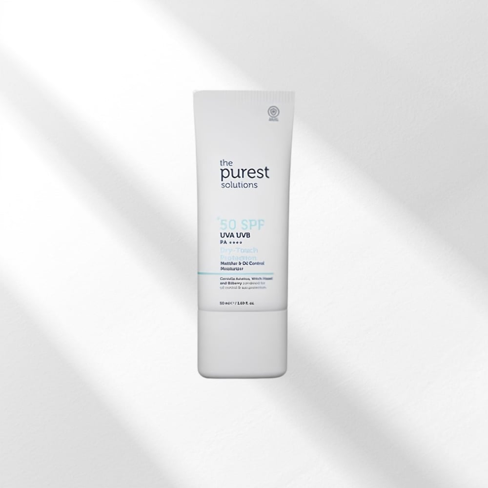 The Purest Solutions, Yağlı ve Karma Ciltler İçin Matlaştırıcı Güneş Koruyucu Krem SPF 50, 50 ml