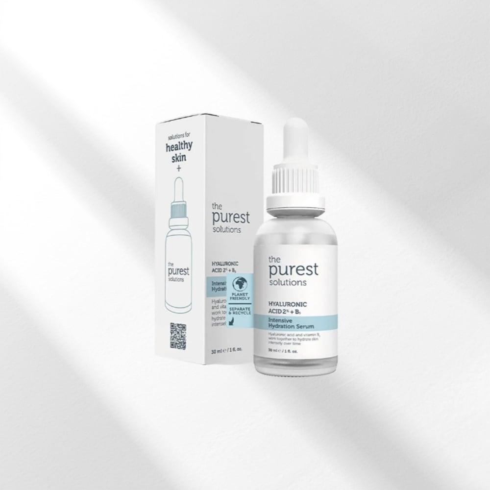 The Purest Solutions, Yoğun Nemlendirme ve Dolgunlaştırıcı etkili, Yenileyici Cilt Bakım Serumu 30 ml (Hyaluronic Acid%2 + B5)
