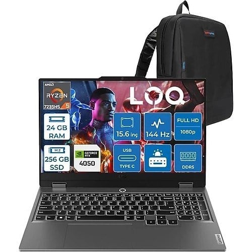 LENOVO Laptop AMD Ryzen 5 24GB RAM 256GB SSD