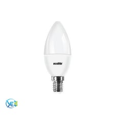 ECOLITE 8.5W C37 LED AMPUL CANDLE SERIES 810LM 3000K BEYAZ IŞIK E27 OPAL CAM
