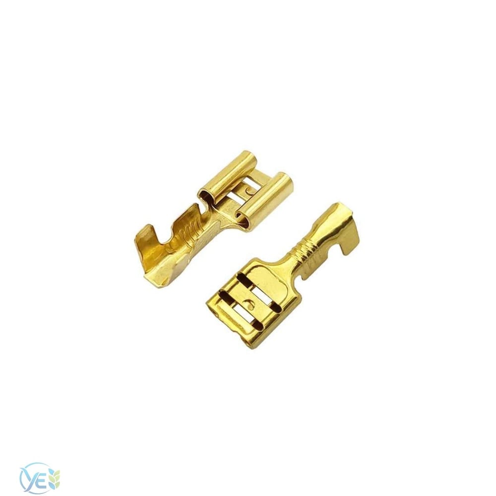 KSN GEÇMELİ DİŞİ TERMİNAL SARI BÜYÜK 6.3mm