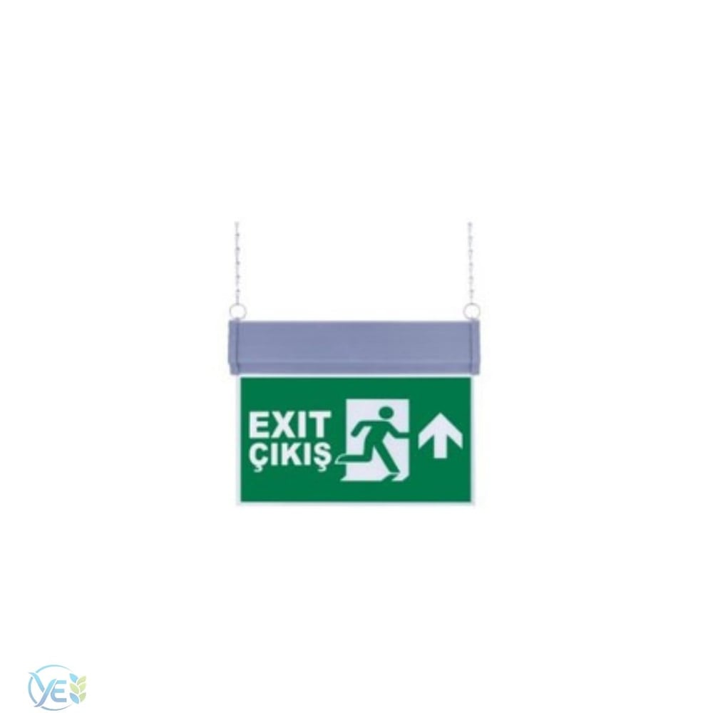 SG051-Y2 Çift Yönlü Acil Yönlendirme Armatürü (Zincirli) Yukarı Exit Çıkış