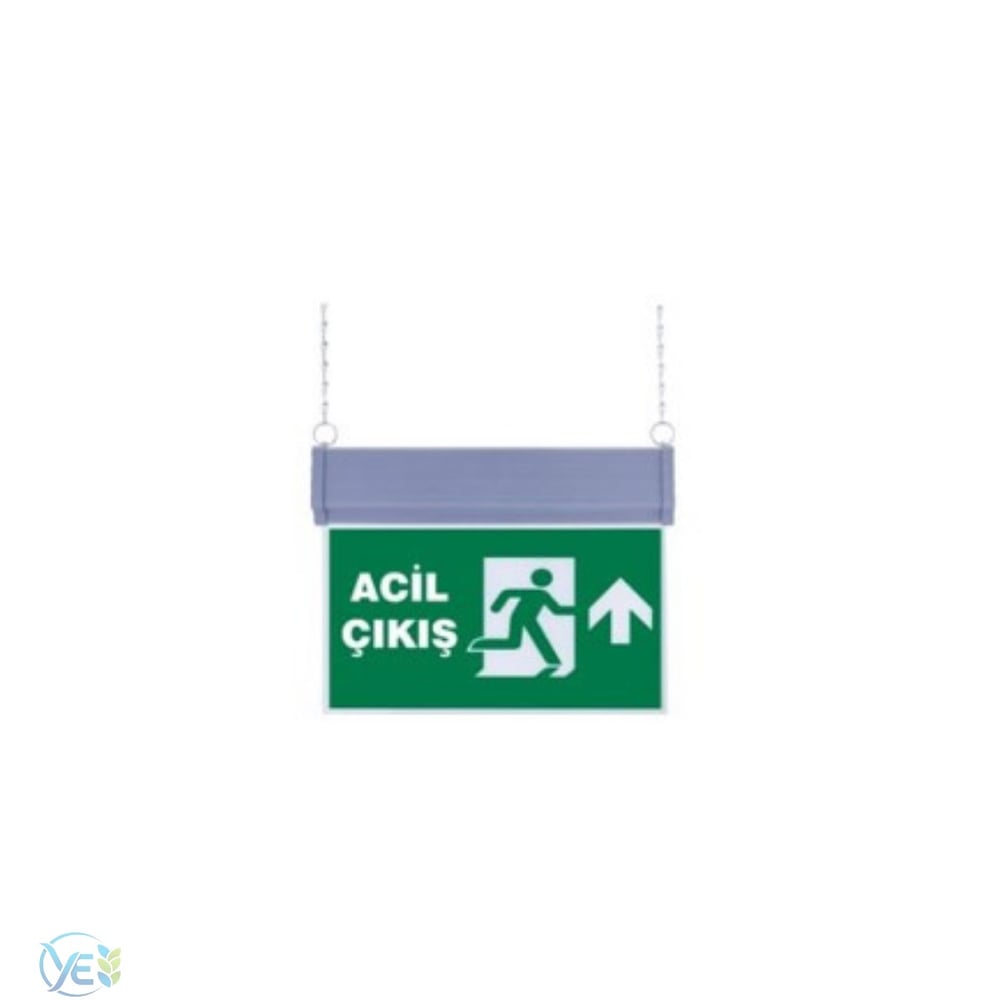 SG051-Y3 Çift Yönlü Acil Yönlendirme Armatürü (Zincirli) Yukarı Acil Çıkış
