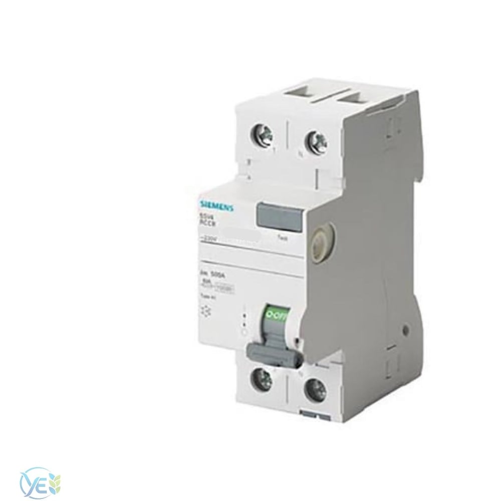 Siemens Kaçak Akım Rölesi 1 Faz+Nötr 63A. 300mA A Tipi