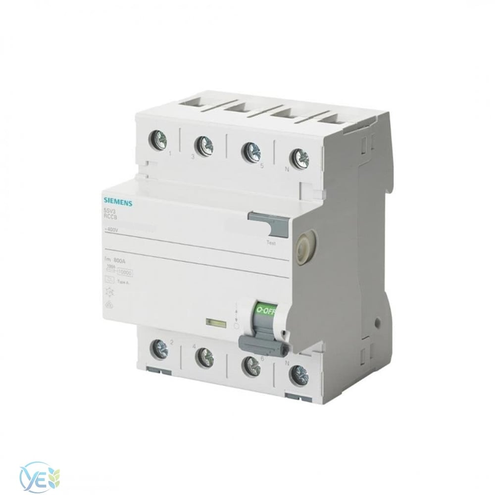 Siemens Kaçak Akım Rölesi 3 Faz+Nötr 63A. 300mA