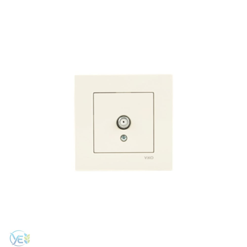 VİKO KARRE F KONNEKTÖRLÜ GEÇİŞLİ UYDU PRİZİ (10dB)