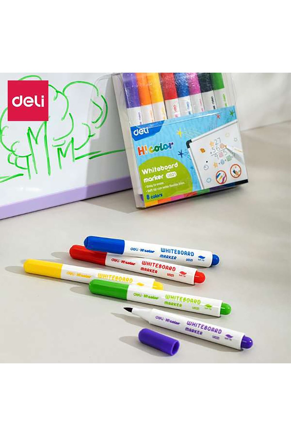 Beyaz Tahta Kalemleri Marker Renkli 8'li Paket