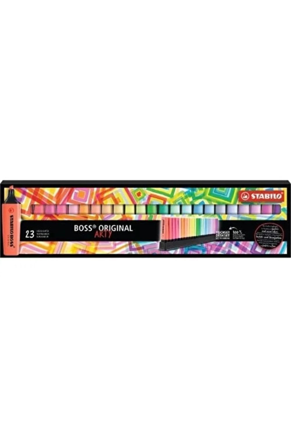 Boss Original Pastel Renk Fosforlu Kalem 23lü