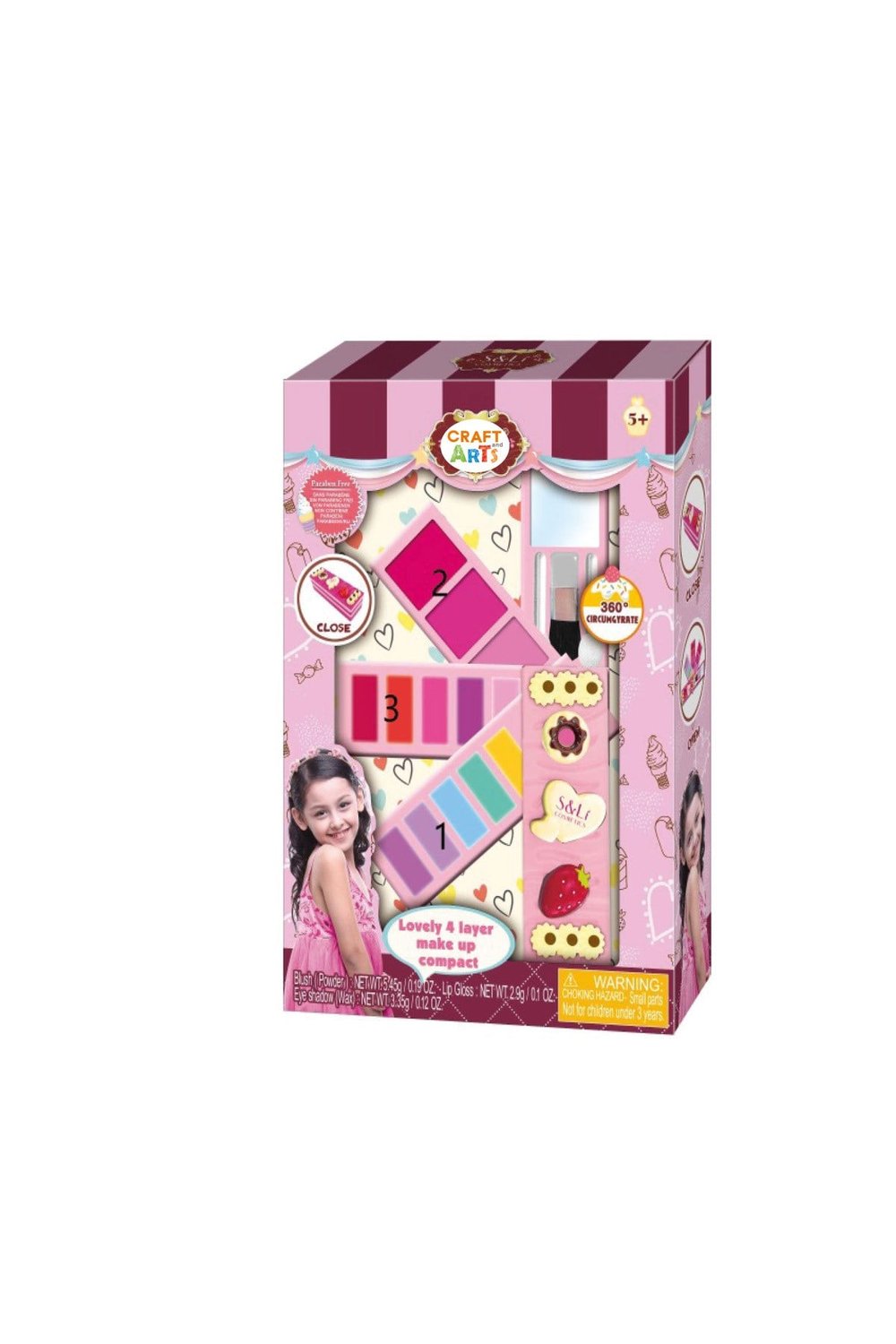 LOVELY 4 KATLI MAKYAJ SETİ S22243