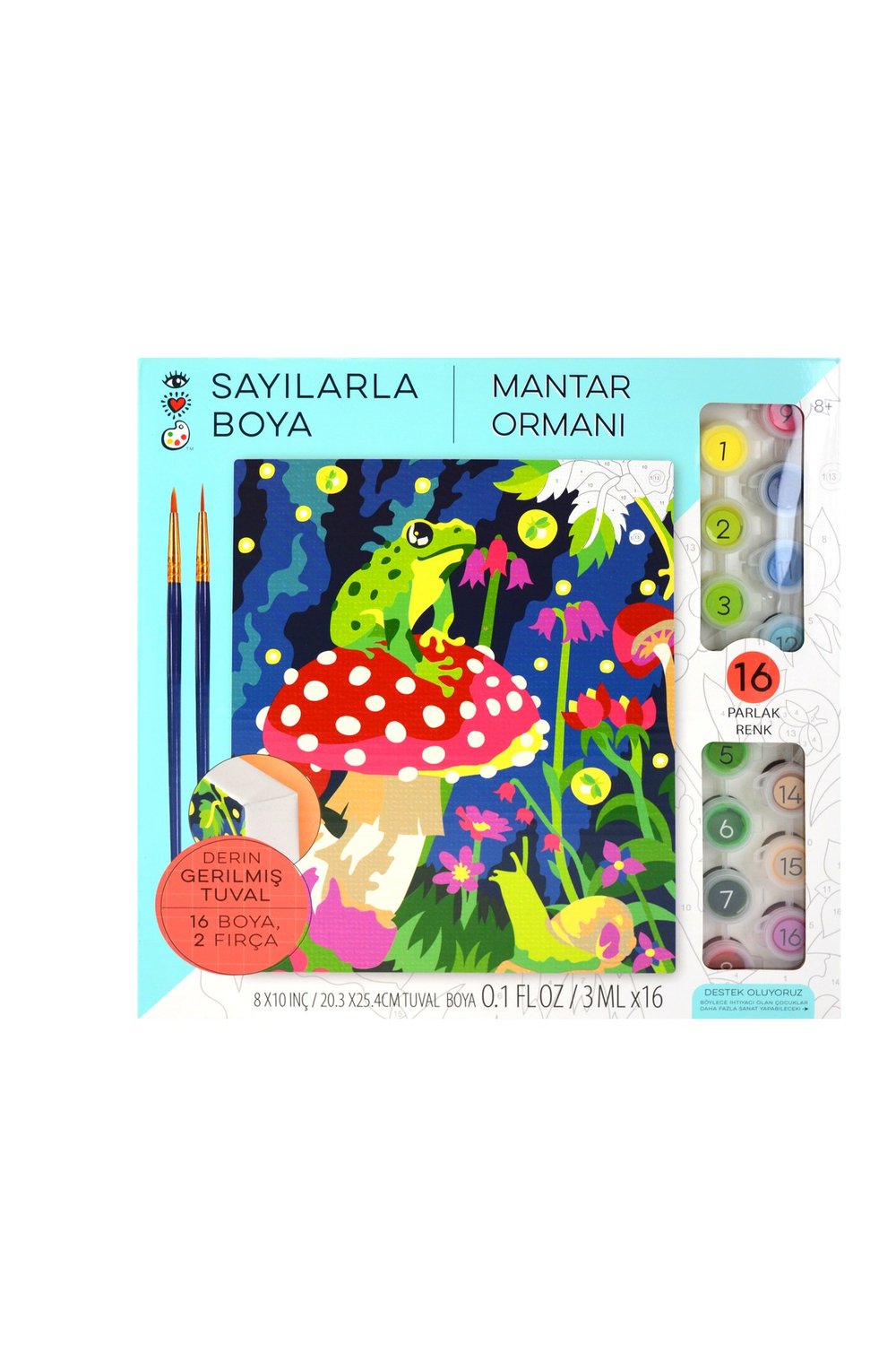 NUMARALARLA BOYA SETİ MANTAR ORMANI